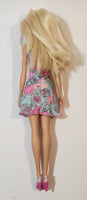 2013, 2015 Mattel Barbie Blonde Hair 12" Tall Toy Doll Figure