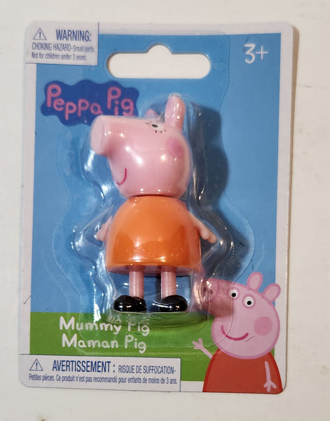 2023 Hasbro Just Play eOne Peppa Pig Mummy Pig 2 1/2" Tall Toy Figure New in Package