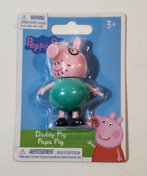 2023 Hasbro Just Play eOne Peppa Pig Daddy Pig 2 1/2" Tall Toy Figure New in Package