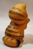 Rare Vintage Garfield 7 1/4" Tall Vinyl Coin Bank No Plug