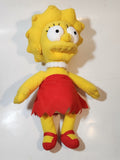 2018 Twentieth Century Fox Universal Studios Fox The Simpsons Lisa Simpson 13 1/2" Tall Stuffed Plush Toy Character