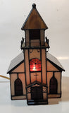 Church Chapel Building Shaped Stained Glass Lamp