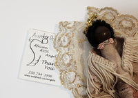 African AIDS Angel Cleopatra Black Queen Hanging Christmas Tree Ornament