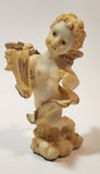 Angel Holding Lyre 5" Resin Figurine