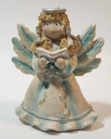 Angel Holding Song Book 4 3/4" Tall Resin Figurine