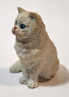 White Cat 2 3/4" Tall Resin Figurine