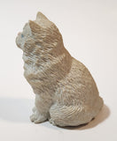 White Cat 2 3/4" Tall Resin Figurine