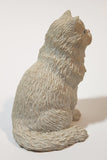 White Cat 2 3/4" Tall Resin Figurine