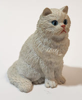 White Cat 2 3/4" Tall Resin Figurine