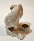 Russ Berrie 15483 Angel Holding New Born Infant 3 1/2" Tall Porcelain Figurine Candle Holder