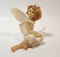 Angel Sitting 4 1/2" Tall Resin Figurine