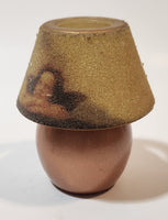 Angel Themed 3 1/2" Tall Frosted Glass Tealight Candle Holder
