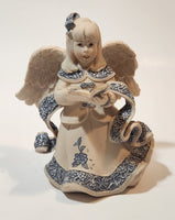 Mindspring Studio Sarah's Angels Cheri Lane Angel Girl Singing with Book 5" Tall Heavy Resin Figurine Chipped Wing