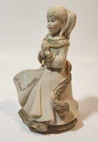 2006 Mindspring Studio Sarah's Angels Angel Girl Praying All Things are Possible 5" Tall Heavy Resin Figurine Missing Wings