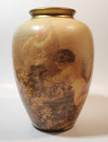 Cherub Angels 8 1/2" Pottery Flower Vase