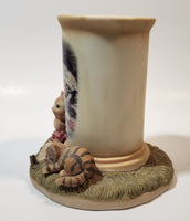 2010 The Bradford Exchange Live, Love, Purr Collection Love Much 5 1/4" Tall Resin Tealight Candle Holder