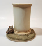 2010 The Bradford Exchange Live, Love, Purr Collection Love Much 5 1/4" Tall Resin Tealight Candle Holder