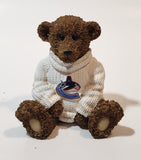 NHL Ice Hockey Limited Edition Vancouver Canucks Sports Team Resin Bear Decorative Ornament Collectible