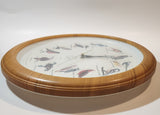 National Audubon Society 13 1/4" Faux Wood Wall Clock with Hourly Bird Sounds