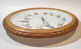 National Audubon Society 13 1/4" Faux Wood Wall Clock with Hourly Bird Sounds