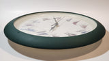 1997 MFA Green 13 1/4" Wall Clock with Hourly Bird Sounds