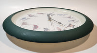 1997 MFA Green 13 1/4" Wall Clock with Hourly Bird Sounds