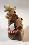 Coca Cola Bean Bag Collection Reindeer Holding a Bottle 7" Stuffed Toy Plush New with Tags