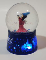 2017 Disneyland Resort Mickey Mouse Light Up 3 3/4" Tall Snow Globe