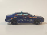 2009 Hot Wheels HW City Works Ford Fusion Police Dark Blue Die Cast Toy Car Vehicle