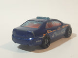 2009 Hot Wheels HW City Works Ford Fusion Police Dark Blue Die Cast Toy Car Vehicle