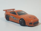 2013 Hot Wheels HW City Street Power Toyota Supra Orange Die Cast Toy Car Vehicle