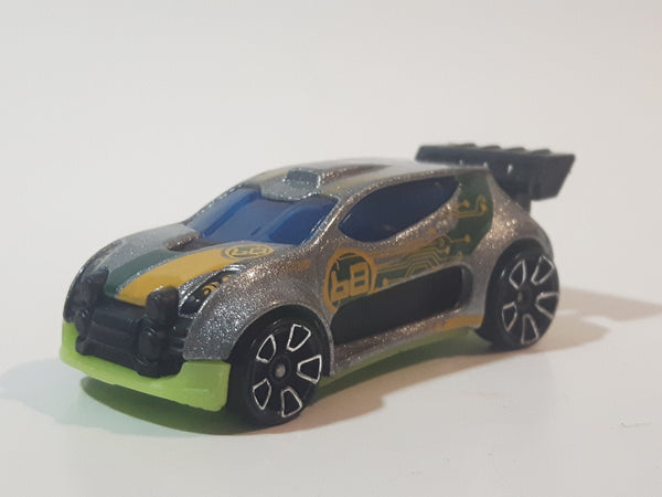 2015 Hot Wheels HW Off-Road: Road Rally Fast 4WD Metalflake Silver Die Cast Toy Car Vehicle