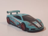 2022 Hot Wheels Retro Racers McLaren F1 GTR Cyan Light Blue Die Cast Toy Car Vehicle