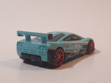 2022 Hot Wheels Retro Racers McLaren F1 GTR Cyan Light Blue Die Cast Toy Car Vehicle