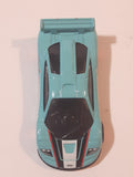 2022 Hot Wheels Retro Racers McLaren F1 GTR Cyan Light Blue Die Cast Toy Car Vehicle