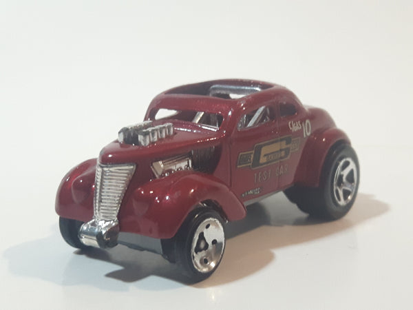 2010 Hot Wheels HW Performance Pass'n Gasser Dark Red Die Cast Toy Race Car Vehicle