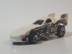 2004 Hot Wheels Camouflamage Pontiac Firebird Funny Car White Die Cast Toy Car Vehicle