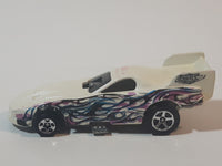 2004 Hot Wheels Camouflamage Pontiac Firebird Funny Car White Die Cast Toy Car Vehicle