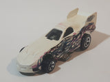 2004 Hot Wheels Camouflamage Pontiac Firebird Funny Car White Die Cast Toy Car Vehicle