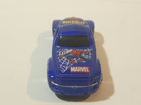 2002 Maisto Marvel Comics The Amazing Spider-Man 2000 Chevrolet SSR Truck Blue Die Cast Toy Car Vehicle