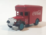 Coca Cola Coke Delivery Truck Red Pull Back Die Cast Toy Car Vehicle