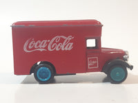 Coca Cola Coke Delivery Truck Red Pull Back Die Cast Toy Car Vehicle