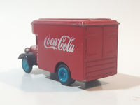 Coca Cola Coke Delivery Truck Red Pull Back Die Cast Toy Car Vehicle