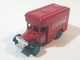 Coca Cola Coke Delivery Truck Red Pull Back Die Cast Toy Car Vehicle