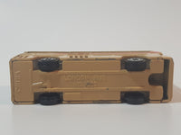 Persaud No. 1003 London Bus Berlin ist eine Reise wert' Double Decker Beige Brown Die Cast Toy Car Vehicle