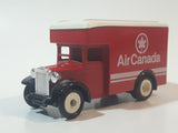 1980s Lledo Promotional Model 1934 Dennis Van Truck Air Canada Red Die Cast Toy Car Vehicle