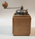 Antique Armin Trosser Wood and Metal Coffee Grinder Mill