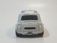 2007 Hot Wheels Pop-Offs Morris Mini Cooper White 07 Die Cast Toy Car Vehicle with Removable Body