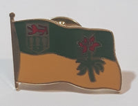 Waving Saskatchewan Flag Enamel Metal Pin