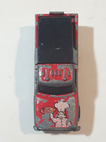 Summer Motor Force Pizza Chef Red Truck with Black Canopy Die Cast Toy Car Vehicle